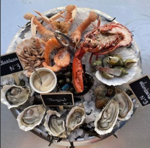 Plateau de fruits de mer : LE ROYAL ANDRÉ