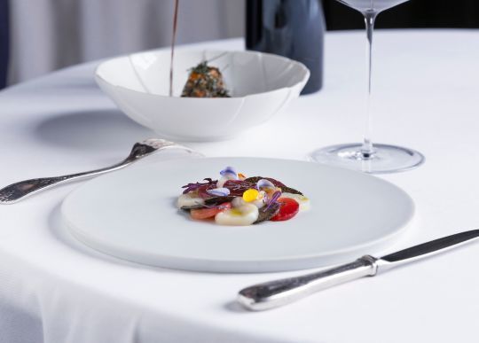 Dîner gastronomique – Menu Balade 4 services | Château de Mercuès